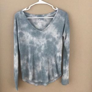 American Eagle Tie-Dye blue XS Long Sleeve